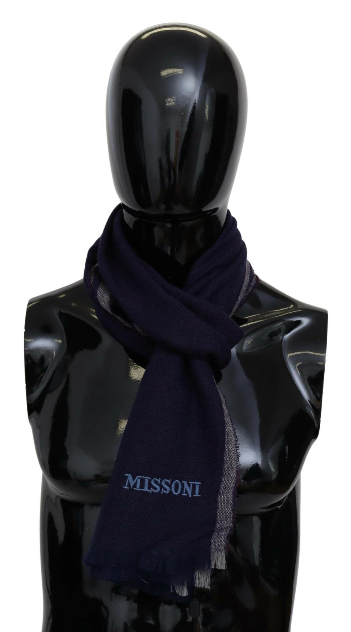 Missoni Multicolor Striped Wool Unisex Wrap Fringes Scarf -   -  Missoni.