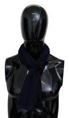 Missoni Blue Wool Knit Unisex Neck Wrap Scarf -   -  Missoni.