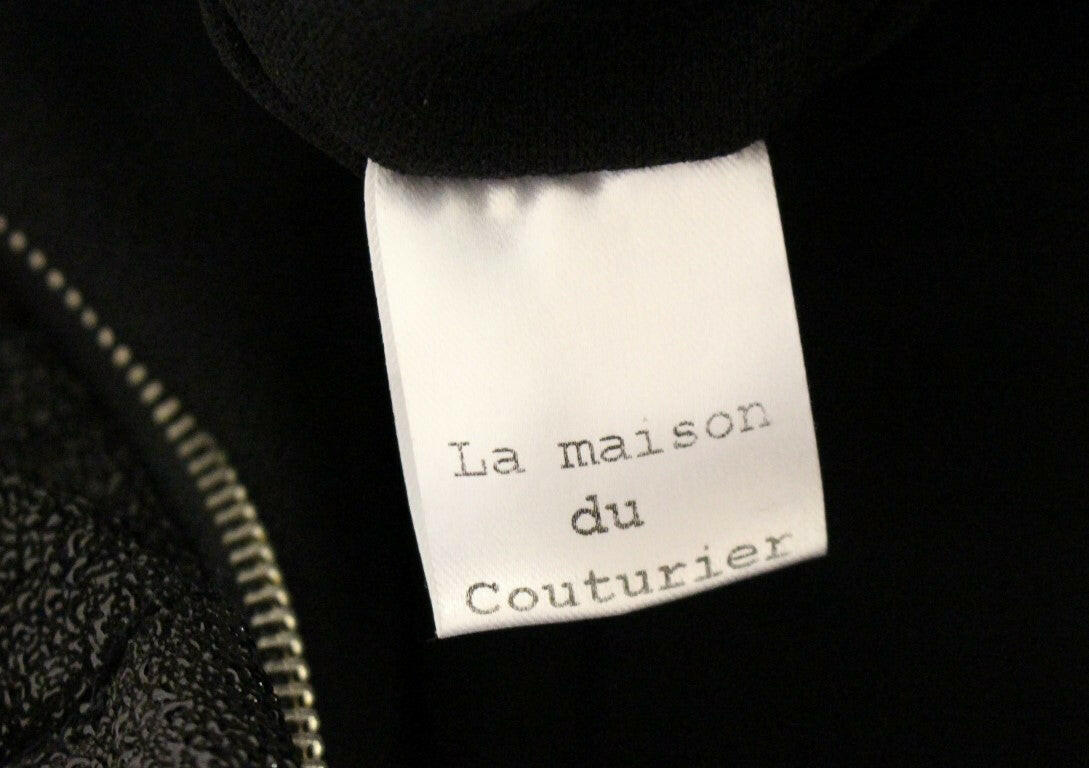 La Maison du Couturier Black Leather Jumpsuit -   -  La Maison du Couturier.