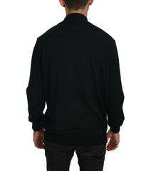 MILA SCHÖN Black Turtle Neck Pullover Top Virgin Wool Sweater -   -  MILA SCHÖN.