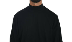 MILA SCHÖN Black Turtle Neck Pullover Top Virgin Wool Sweater -   -  MILA SCHÖN.