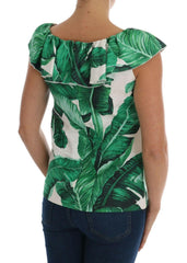 Dolce & Gabbana Pineapple Banana Sequins Blouse T-shirt -   -  Dolce & Gabbana.