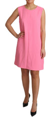 Dolce & Gabbana Pink Shift Sleeveless Knee Length Dress -   -  Dolce & Gabbana.