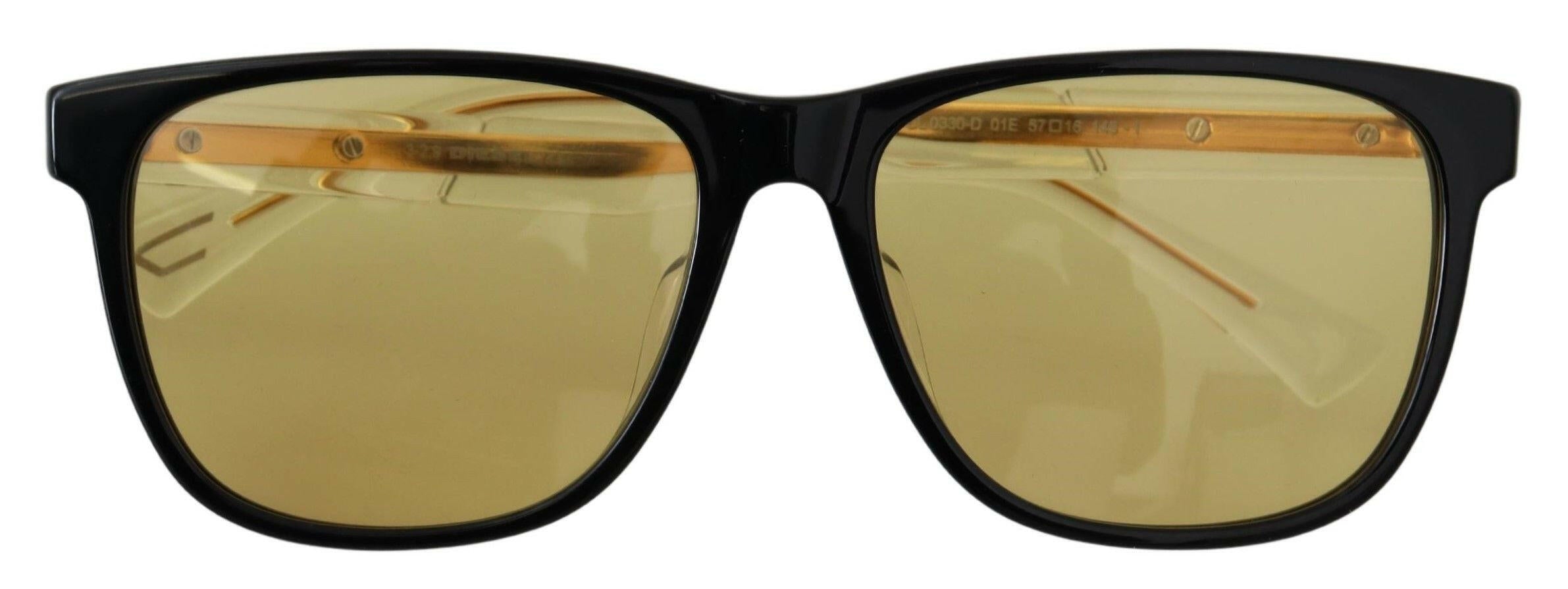 Diesel Black Frame DL0330-D 01E 57 Yellow Transparent Lenses Sunglasses -  Jewellery, Women -  Diesel.