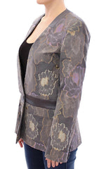 Roberto Fragata Multicolor Silk Floral Cotton Blazer -   -  Roberto Fragata.