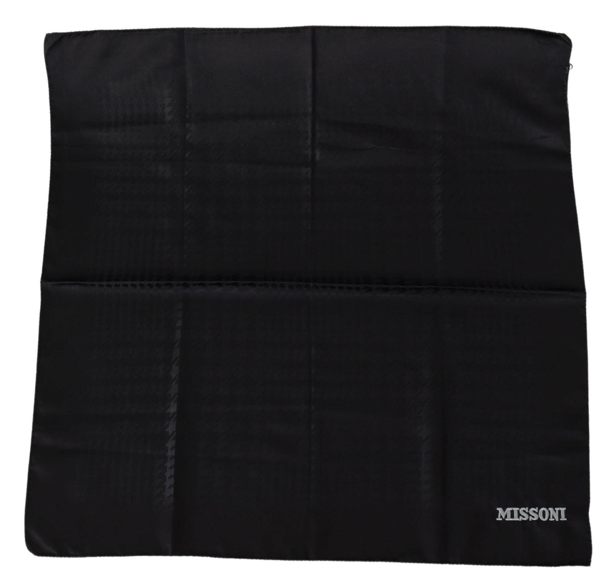 Missoni Black Wool Knit Unisex Neck Wrap Shawl Scarf -   -  Missoni.