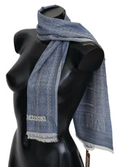 Missoni Elegant Cashmere Patterned Scarf -   -  Missoni.