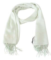 Missoni Light Green Pattern Cashmere Unisex Wrap Fringes Scarf -   -  Missoni.