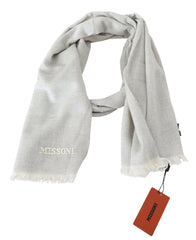 Missoni Gray Wool Knit Unisex Neck Wrap Scarf -   -  Missoni.
