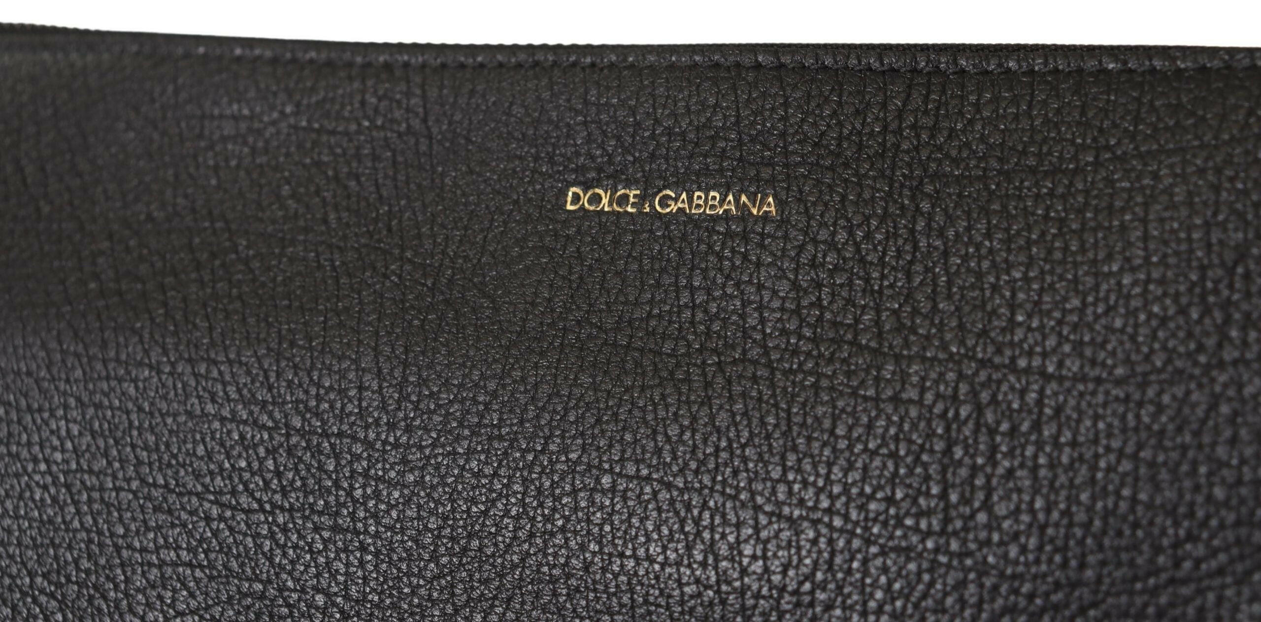 Dolce & Gabbana Black Exotic Leather Shoulder Sling Alta Sartoria Bag -  Shoulder Bag for Men -  Dolce & Gabbana.