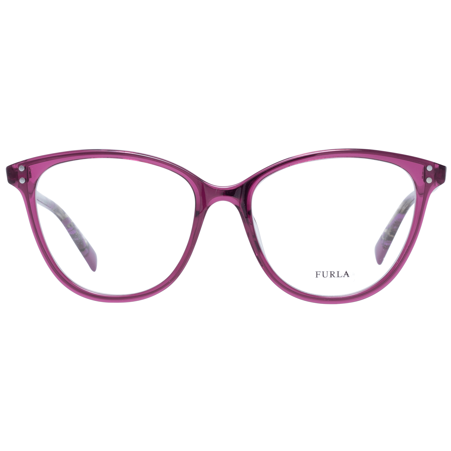 Furla Elegant Cat Eye Purple Eyeglasses for Women -   -  Furla.