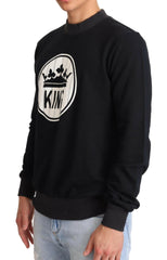 Dolce & Gabbana Blue Crown King Cotton Pullover Sweater -   -  Dolce & Gabbana.