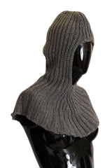 Dolce & Gabbana Gray 100% Cashmere Knitted Wrap One Size Scarf -   -  Dolce & Gabbana.