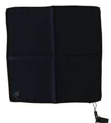Dolce & Gabbana Black Square Handkerchief 100% Silk Scarf -  Mens Handkerchief -  Dolce & Gabbana.