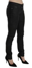 Costume National Black Low Waist Skinny Casual Denim Jeans -   -  Costume National.