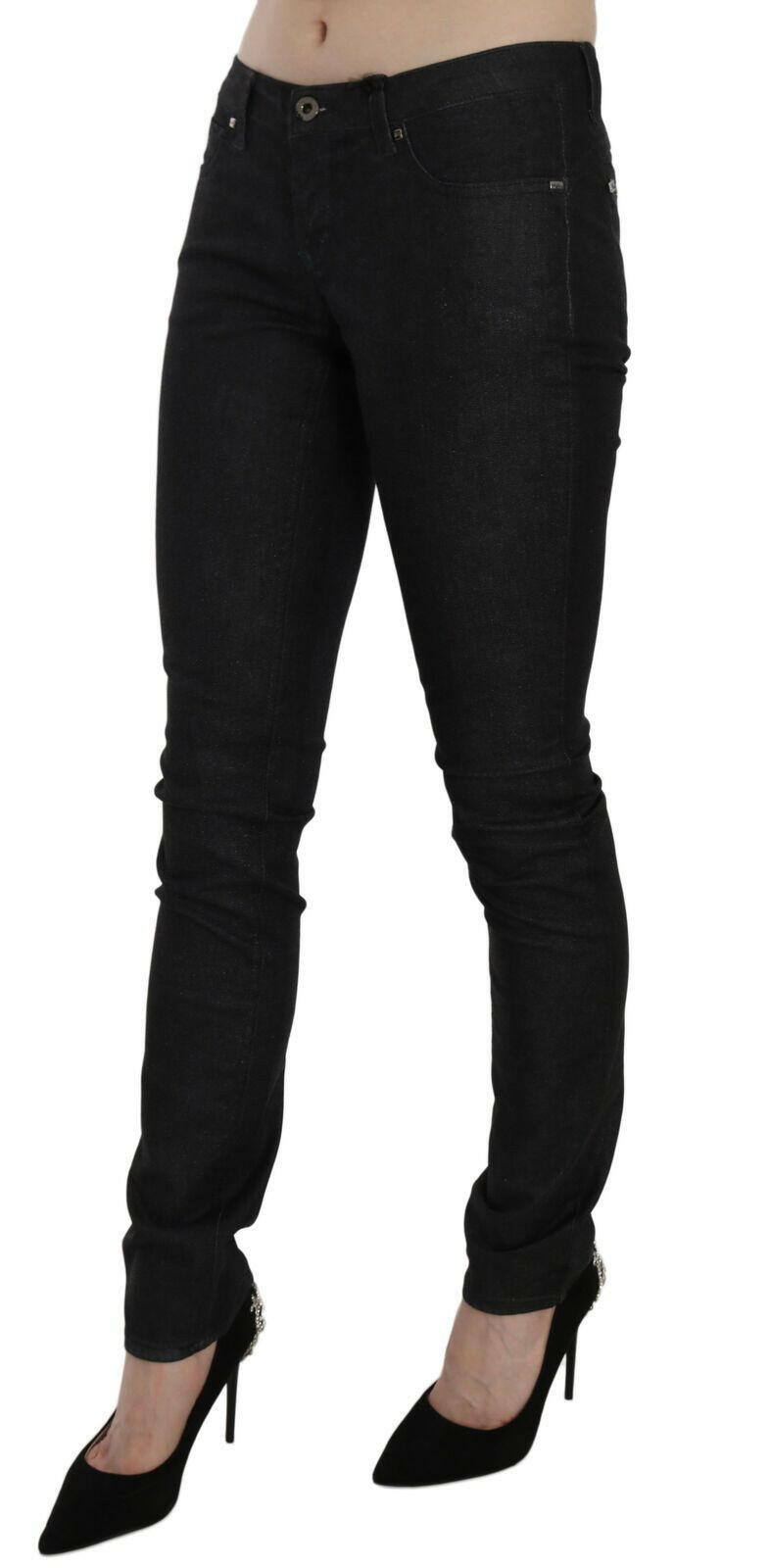 Costume National Black Low Waist Skinny Casual Denim Jeans -   -  Costume National.