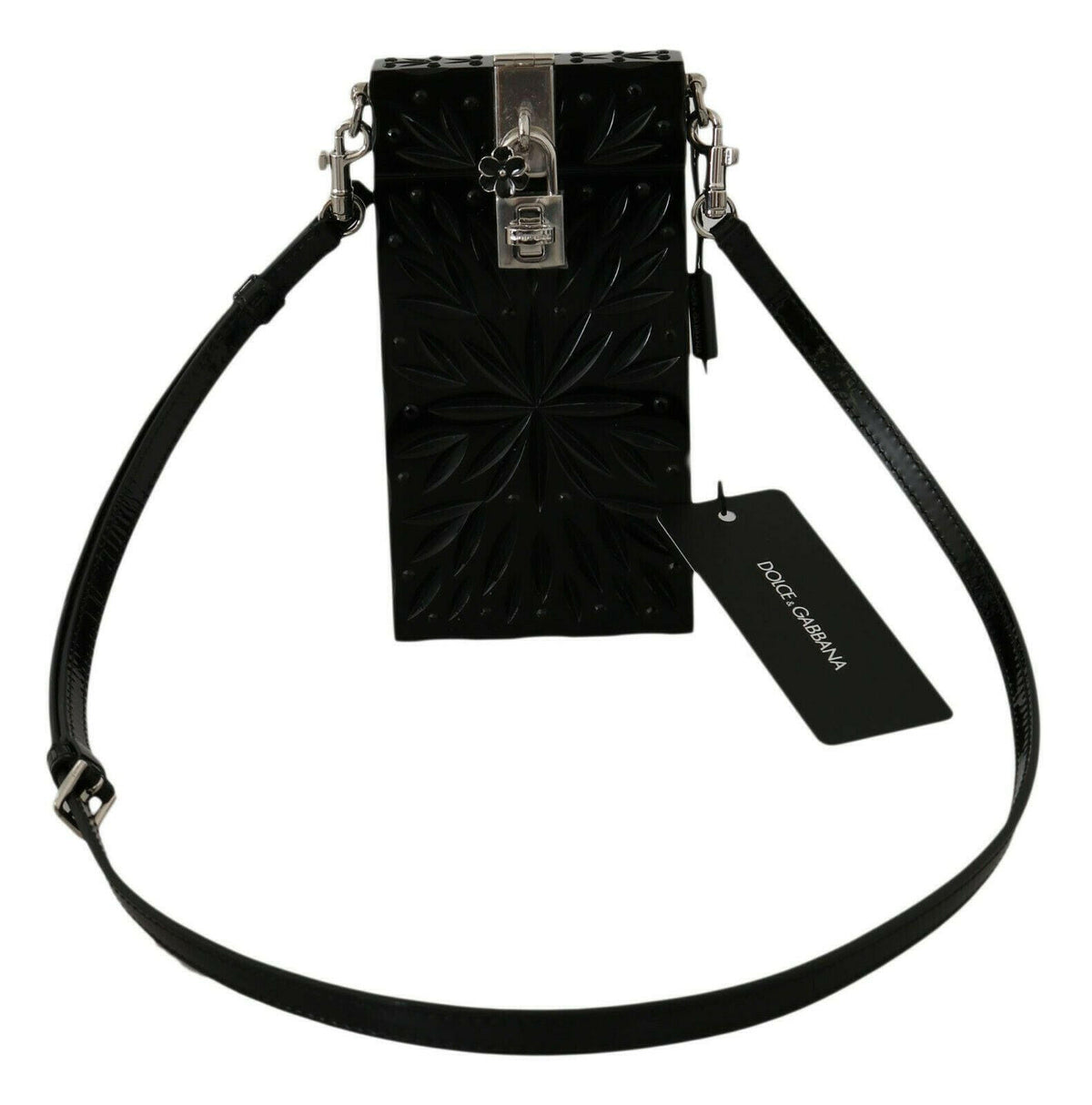 Dolce & Gabbana Black Crystal Plexiglass Cross Cigarette Case Holder -   -  Dolce & Gabbana.