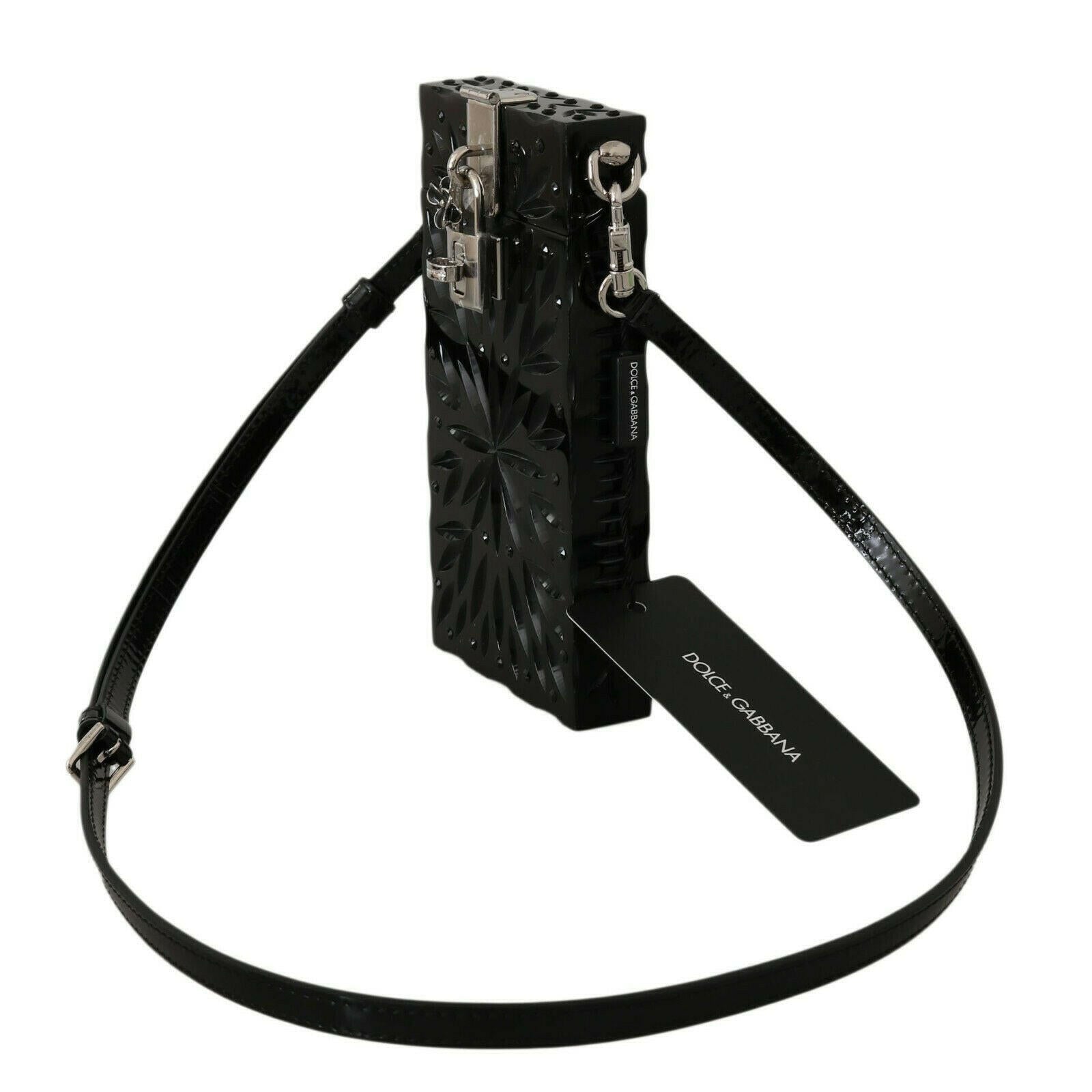 Dolce & Gabbana Black Crystal Plexiglass Cross Cigarette Case Holder -   -  Dolce & Gabbana.