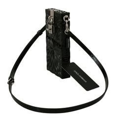 Dolce & Gabbana Black Crystal Plexiglass Cross Cigarette Case Holder -   -  Dolce & Gabbana.