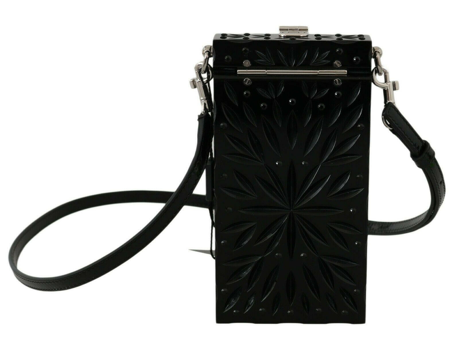 Dolce & Gabbana Black Crystal Plexiglass Cross Cigarette Case Holder -   -  Dolce & Gabbana.