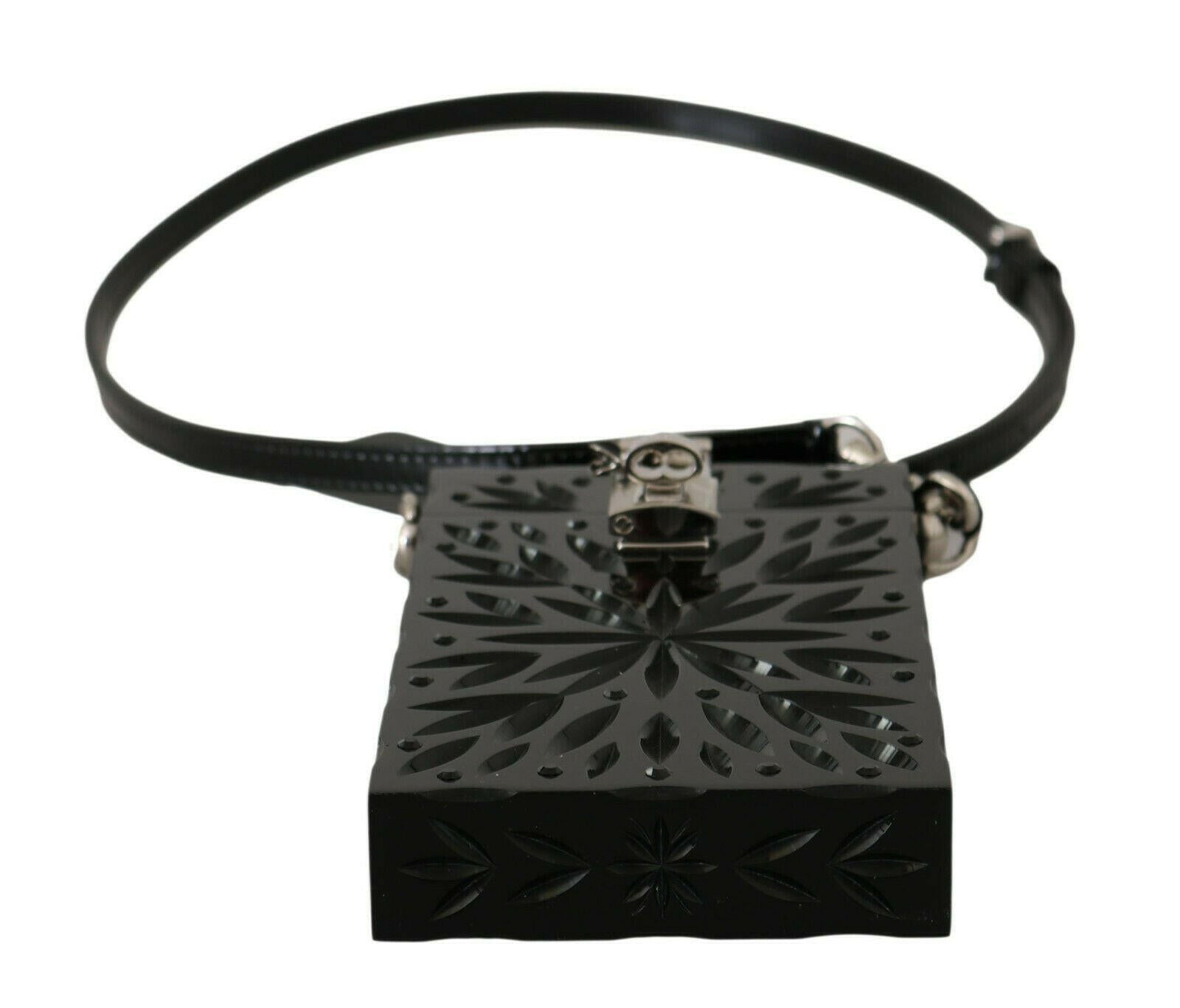 Dolce & Gabbana Black Crystal Plexiglass Cross Cigarette Case Holder -   -  Dolce & Gabbana.