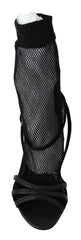 Dolce & Gabbana Black Suede Short Boots Sandals Shoes -   -  Dolce & Gabbana.