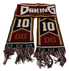Dolce & Gabbana Multicolor Wool Knit DG King Shawl Wrap Scarf -   -  Dolce & Gabbana.