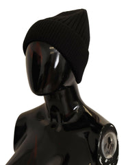 Dolce & Gabbana Black Wool Knit Women Winter Hat -   -  Dolce & Gabbana.
