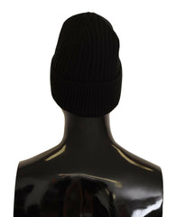 Dolce & Gabbana Black Wool Knit Women Winter Hat -   -  Dolce & Gabbana.
