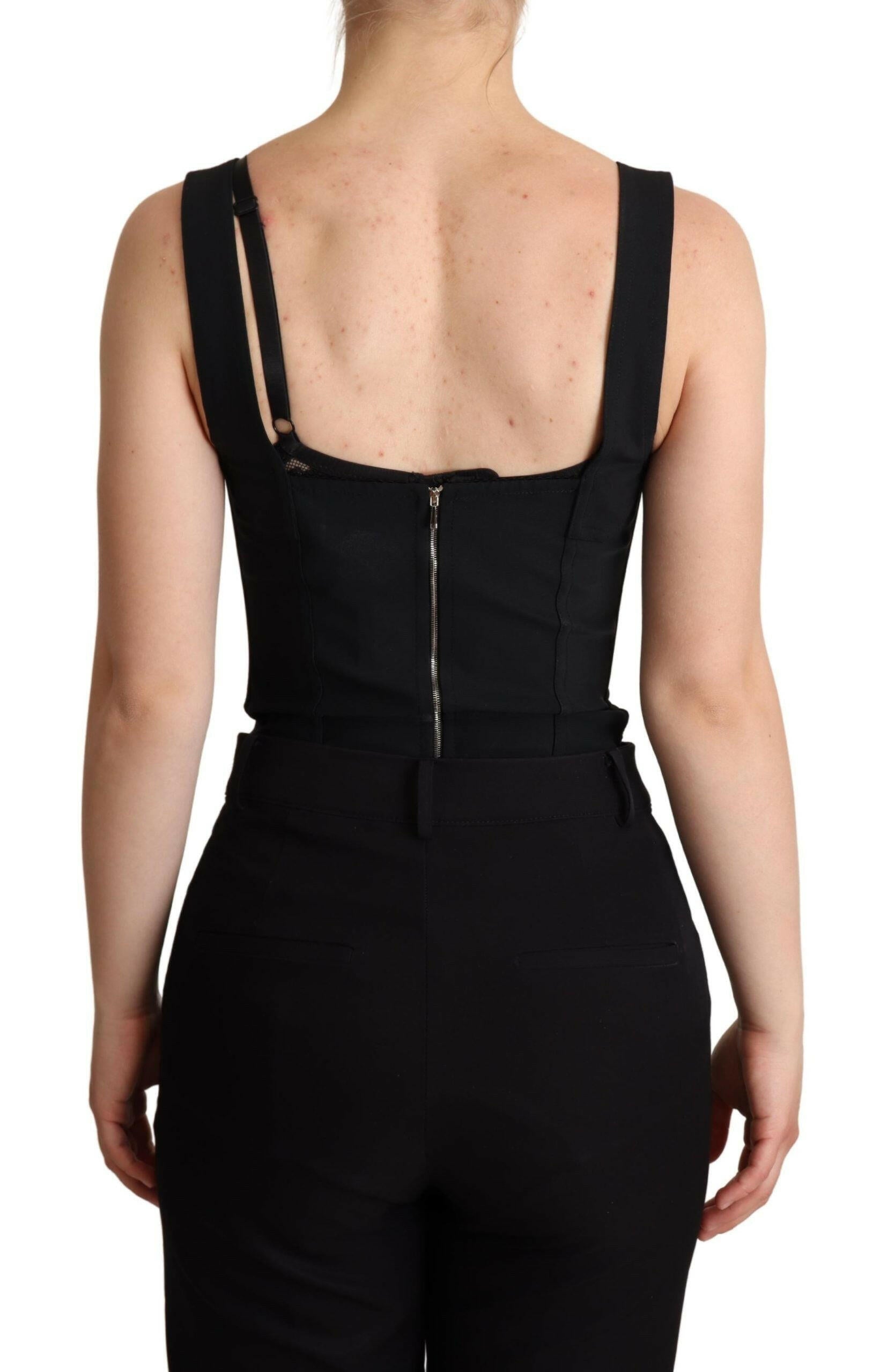 Dolce & Gabbana Black Floral Lace Bodysuit Hot Pants Dress -   -  Dolce & Gabbana.