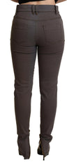 PLEIN SUD Brown Cotton Stretch Skinny Denim Jeans -   -  PLEIN SUD.