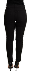 Dolce & Gabbana Black Skinny Denim Cotton Stretch Trouser -   -  Dolce & Gabbana.