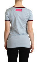 Dolce & Gabbana Blue Crewneck D&G Top T-shirt -   -  Dolce & Gabbana.