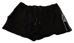 Dolce & Gabbana Black King Mens Beachwear Swimwear Shorts -   -  Dolce & Gabbana.