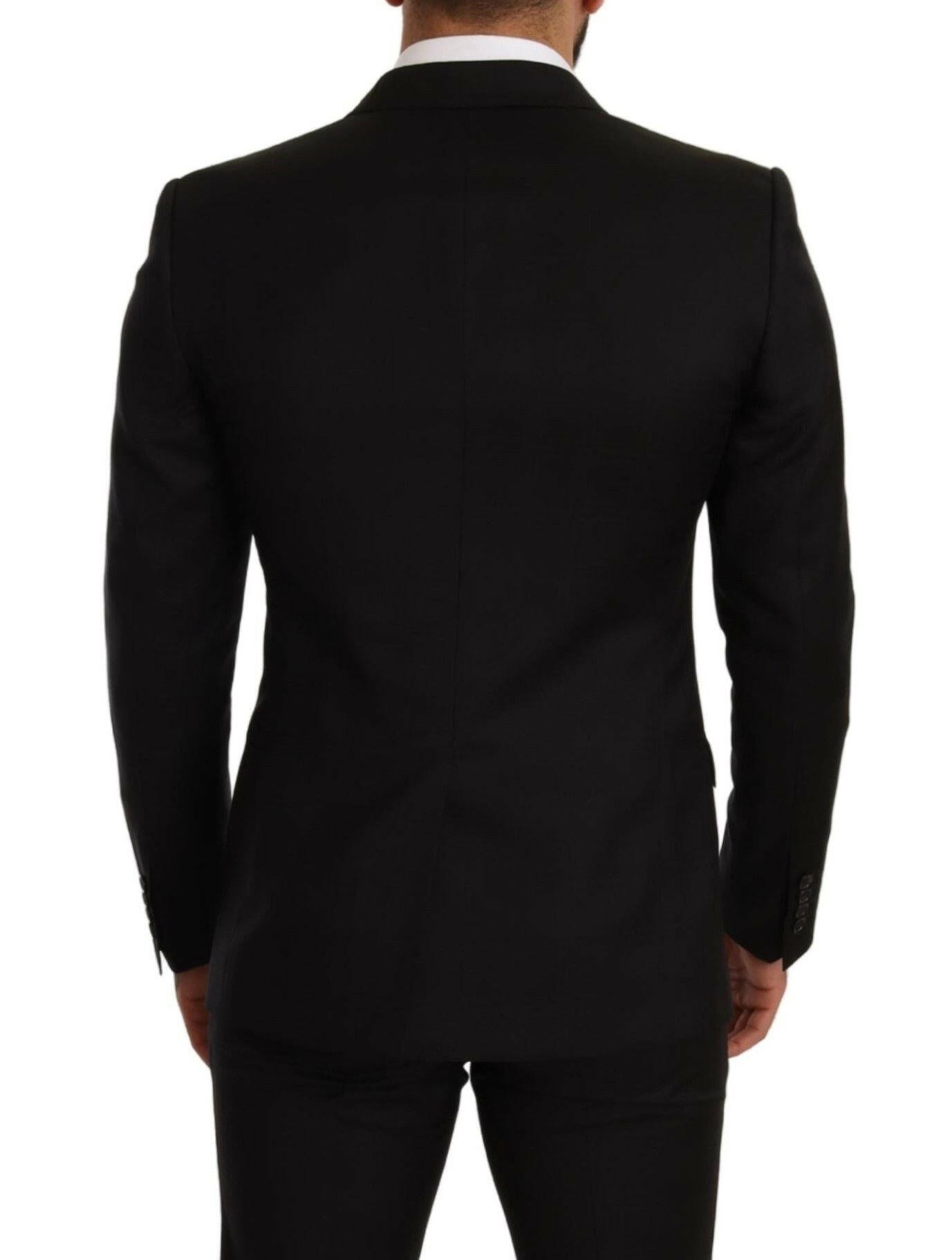 Dolce & Gabbana Black Check MARTINI SLIM FIT 2 Piece Suit -   -  Dolce & Gabbana.