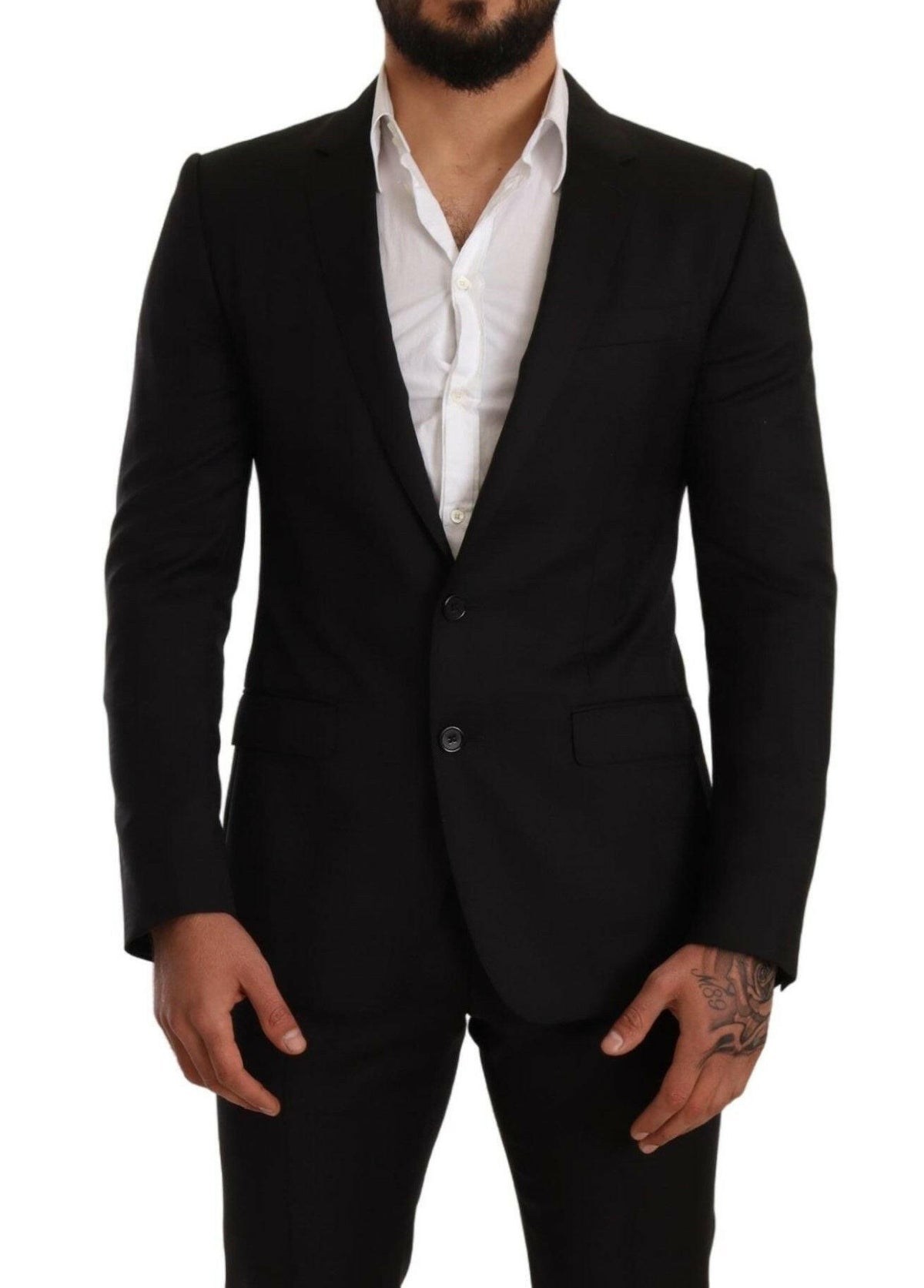 Dolce & Gabbana Black Check MARTINI SLIM FIT 2 Piece Suit -   -  Dolce & Gabbana.