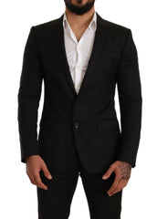 Dolce & Gabbana Black Check MARTINI SLIM FIT 2 Piece Suit -   -  Dolce & Gabbana.