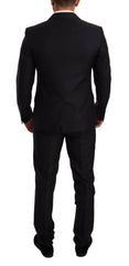 Dolce & Gabbana Blue Pattern MARTINI SLIM FIT 2 Piece Suit -   -  Dolce & Gabbana.