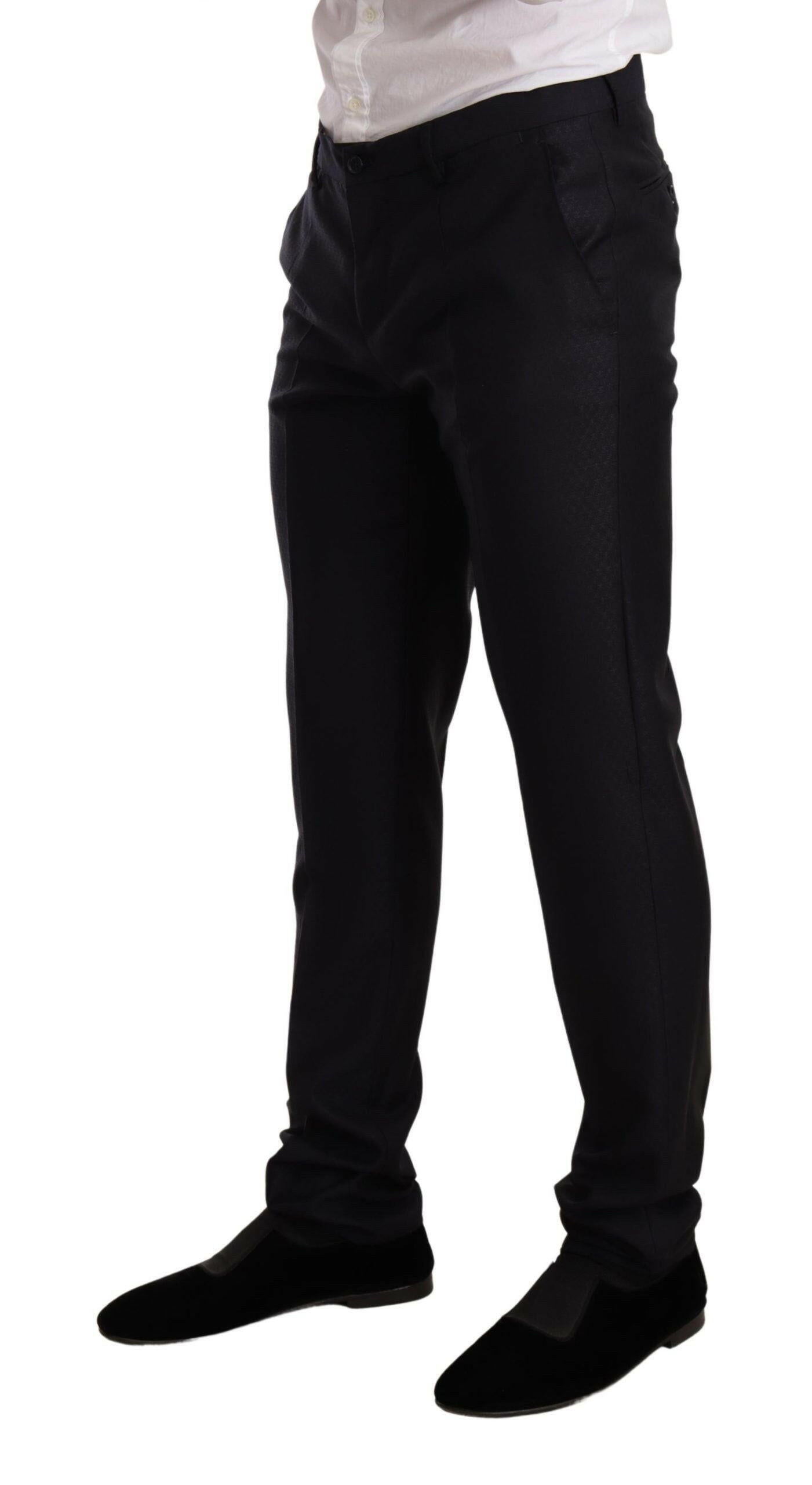 Dolce & Gabbana Blue Pattern MARTINI SLIM FIT 2 Piece Suit -   -  Dolce & Gabbana.