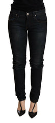 Acht Blue Washed Low Waist Skinny Denim Trouser -   -  Acht.