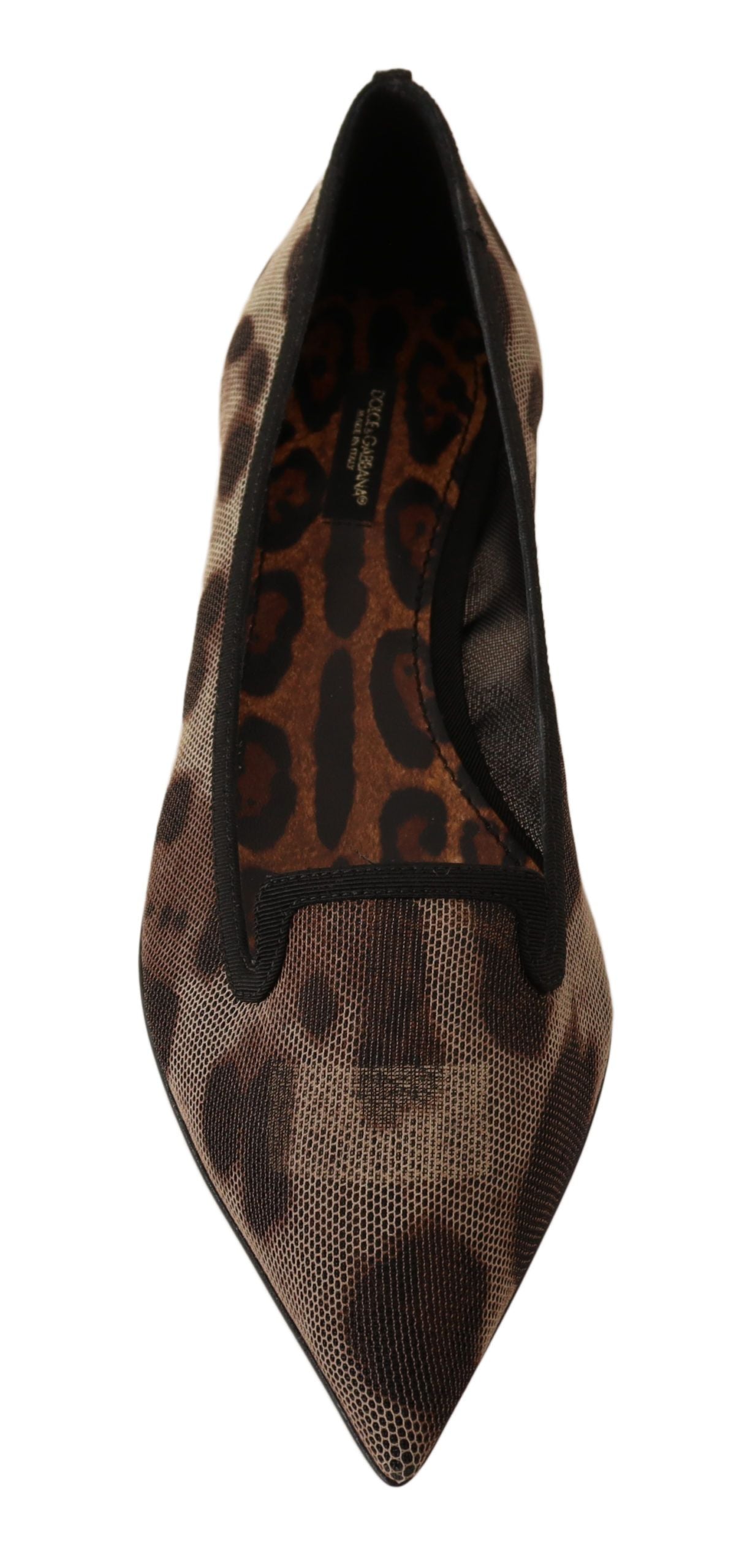 Dolce & Gabbana Brown Leopard Ballerina Flat Loafers Shoes -   -  Dolce & Gabbana.