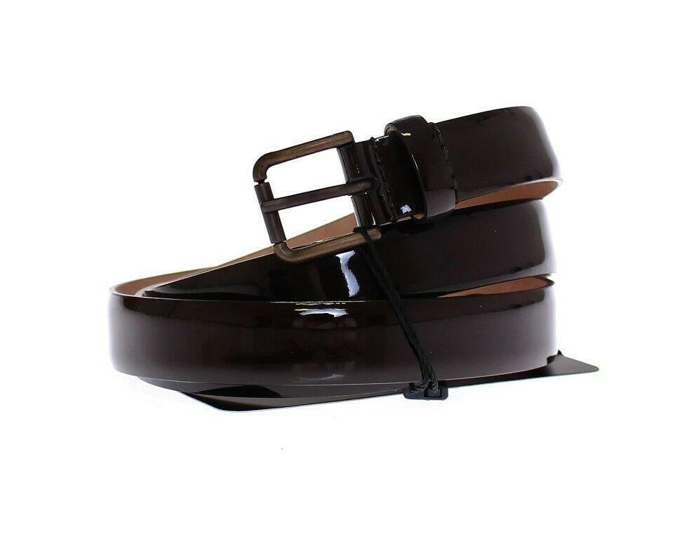 Dolce & Gabbana Brown Leather Logo Belt Cintura Belt -   -  Dolce & Gabbana.