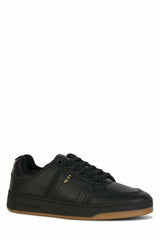 Saint Laurent Elegant Black Low-Top Leather Sneakers -   -  Saint Laurent.