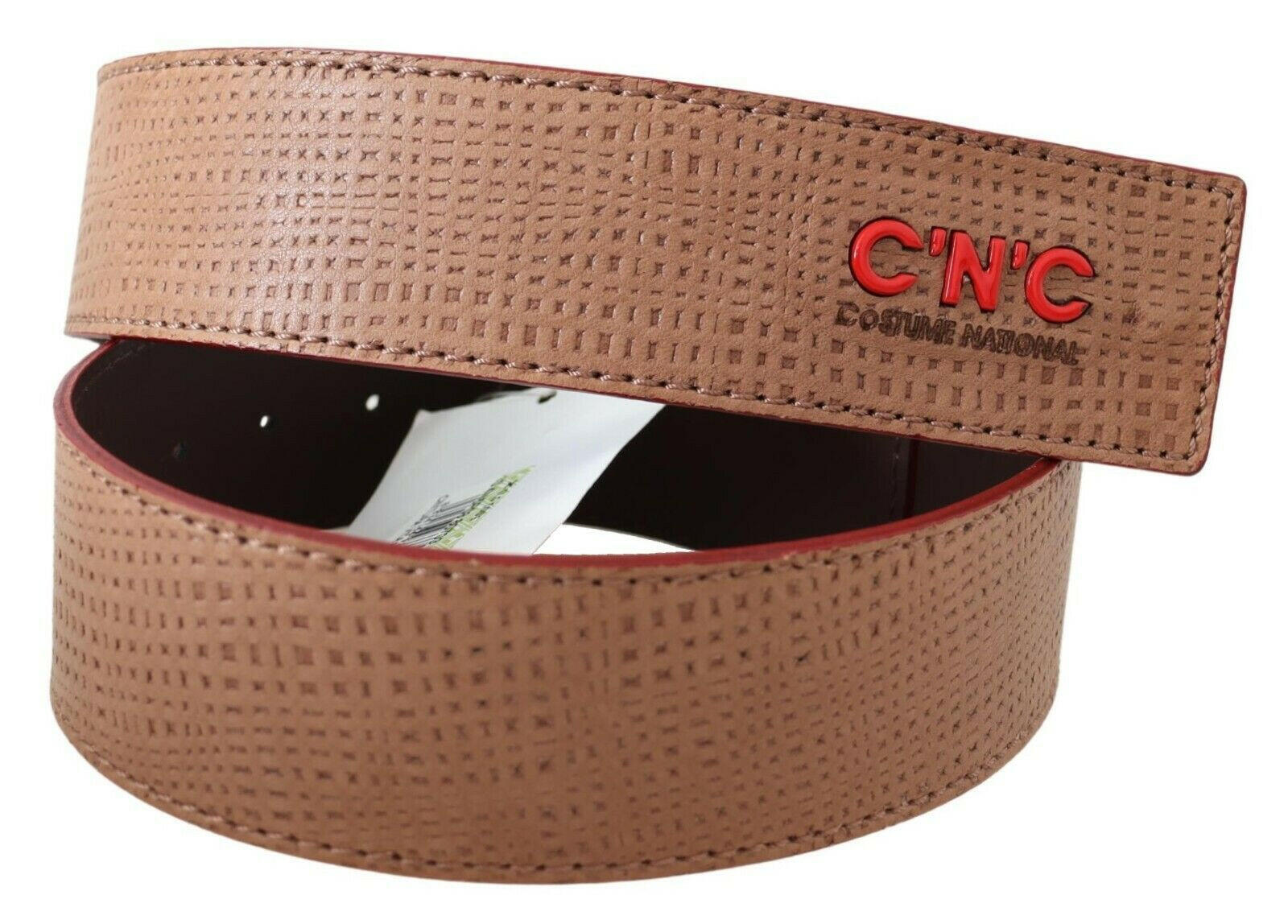 Costume National White Leather Logo Fashion Waist Belt -   -  Costume National.