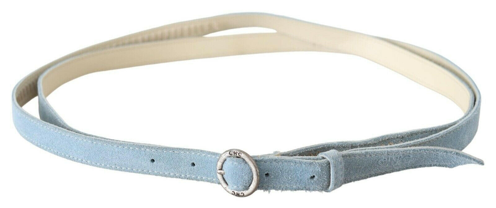 Costume National Blue Skinny Leather Fashion Waist Belt -   -  Costume National.