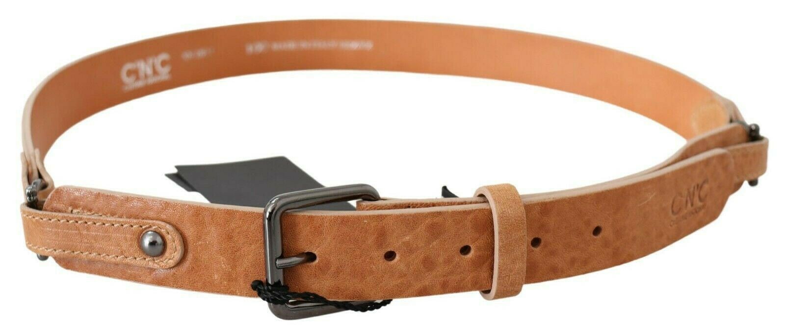 Costume National Light Brown Genuine Leather Belt -   -  Costume National.