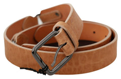 Costume National Light Brown Genuine Leather Belt -   -  Costume National.