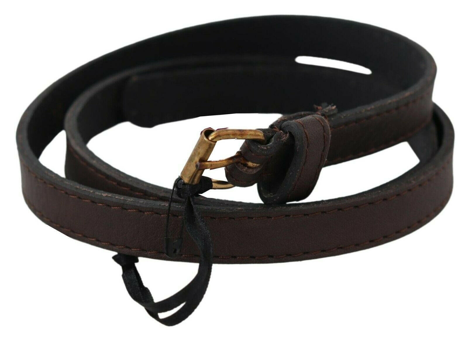 MILA SCHÖN Brown Genuine Leather Skinny Fashion Dark -   -  MILA SCHÖN.