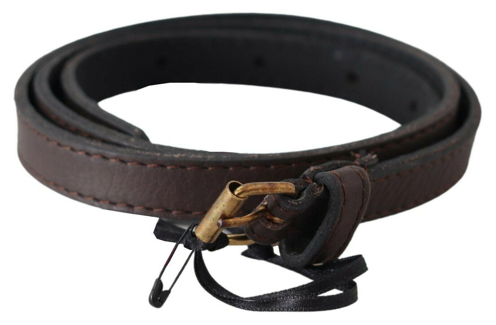 MILA SCHÖN Brown Genuine Leather Skinny Fashion Dark -   -  MILA SCHÖN.