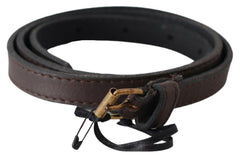 MILA SCHÖN Brown Genuine Leather Skinny Fashion Dark -   -  MILA SCHÖN.